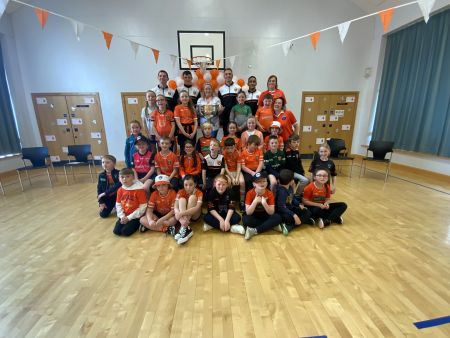 Primary 5-6 meet Sam Maguire